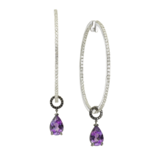 TEAR AMETHYST CHARMS